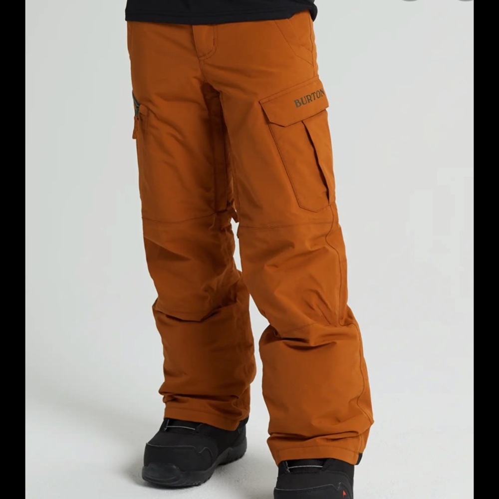 Burton ski snowboard pants brick red M 10 12
